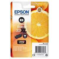 EPSON Epson Oranges Singlepack Photo Black 33XL Claria Premium Ink