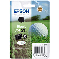 EPSON Epson Golf ball Singlepack Black 34XL DURABrite Ultra Ink