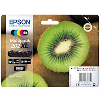 EPSON Epson Kiwi Multipack 5-colours 202XL Claria Premium Ink