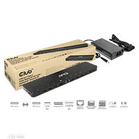 Club 3D Club 3D - dockningsstation - USB-C - 2 x HDMI, DP - 1GbE