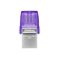 Kingston Technology Kingston Technology DataTraveler microDuo 3C USB-sticka 256 GB USB Type-A / USB Type-C 3.2 Gen 1 (3.1 Gen 1) Rostfritt s...