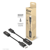 Club 3D CLUB3D DisplayPort1.4 to HDMI 4K120Hz/8K60Hz HDR Active adapter M/F