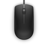 DELL DELL MS116 datormöss Ambidextrous USB Type-A Optisk 1000 DPI