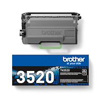 Brother Brother TN-3520 Tonerkassett 1 styck Original Svart