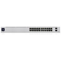 Ubiquiti Networks Ubiquiti UniFi 24-Port PoE hanterad L2/L3 Gigabit Ethernet (10/100/1000) Strömförsörjning via Ethernet (PoE) stöd 1U Sil...