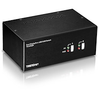 TRENDnet Trendnet TK-240DP KVM-switchar Svart