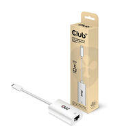 Club 3D Club 3D CAC-1519 - nätverksadapter - USB-C 3.2 Gen 1 - Gigabit Ethernet