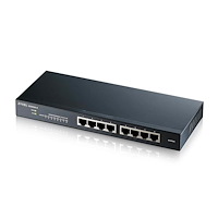 ZyXEL Communications Zyxel GS1900-8 hanterad L2 Gigabit Ethernet (10/100/1000) Svart