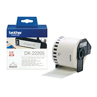 Brother Brother DK-22205 etikett-tejp Svart på vitt