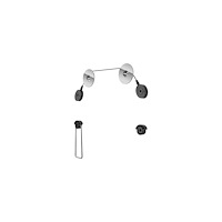 Goobay Goobay TV EasyMount L 139,7 cm (55") Svart, Silver
