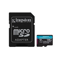 Kingston Technology Kingston Canvas Go! Plus - flash-minneskort - 128 GB - mikroSDXC UHS-I