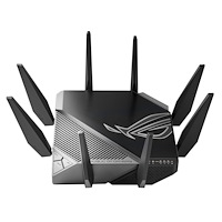 ASUSTeK COMPUTER ASUS GT-AXE11000 trådlös router Gigabit Ethernet Triband (2,4 GHz/5 GHz/6 GHz) Svart