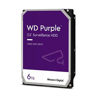 Western Digital WD Purple WD64PURZ - hårddisk - 6 TB - övervakning - SATA 6Gb/s