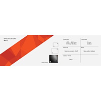 Steelseries Steelseries STEEL-63003 Spelmusmatta Svart