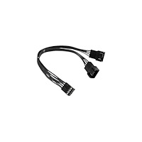 Inter-Tech Elektronik Handels Inter-Tech - strömdelare för fläkt - 4-stifts PWM till 4-stifts PWM - 15 cm