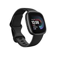 Fitbit Fitbit Versa 4 Digital Pekskärm grafit GPS