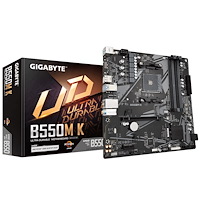 Gigabyte Technology Gigabyte B550M K 1.0 moderkort AMD B550 Uttag AM4 micro ATX