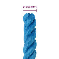 vidaXL Rep blå 24 mm 50 m polypropylen