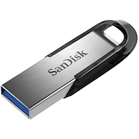 SANDISK SanDisk Ultra Flair USB-sticka 32 GB USB Type-A 3.0 Svart, Rostfritt stål