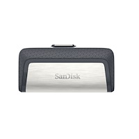 SANDISK SanDisk Drive USB Ganda Ultra Tipe-C 256 GB USB-sticka USB Type-A / USB Type-C 3.2 Gen 1 (3.1 Gen 1) Grå, Silver