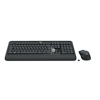 Logitech Logitech Advanced MK540 tangentbord Mus inkluderad USB QWERTY Nordic Svart, Vit
