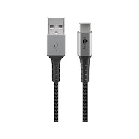 Goobay Goobay 49297 USB-kablar 2 m USB 2.0 USB C USB A Svart, Grå
