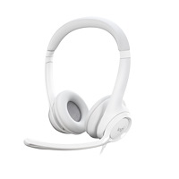 Logitech Logitech H390 Headset Kabel Huvudband Kontor/callcenter USB Type-A Vit