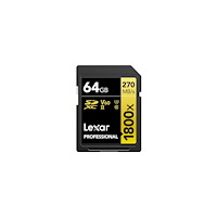 LEXAR Lexar LSD1800064G-BNNNG flashminne 64 GB SDXC UHS-II Klass 10
