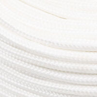 vidaXL Båtlina helvit 8 mm 100 m polypropylen
