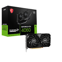 MSI MSI GeForce RTX 4060 VENTUS 2X BLACK 8G OC - grafikkort - GeForce RTX 4060 - 8 GB