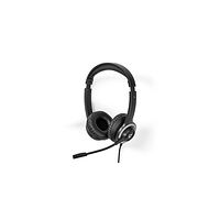 NEDIS Headset NEDIS CHSTU310BK On-Ear USB-A/C