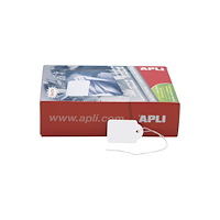 No Brand Etikett med snöre 28x43mm 500/fp