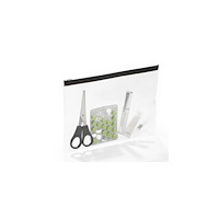 Durable Blixtlåspåse DURABLE Zip A5 svart 5/fp