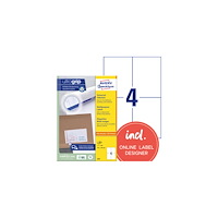 AVERY Etikett AVERY 105x148mm 400/fp