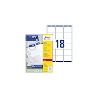 Avery Zweckform Etikett AVERY UG 63,5x46,6mm 1800/fp