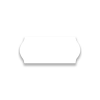 No Brand Prisetikett 26x12mm G1 vit 9000/fp