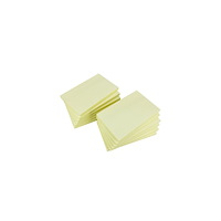 Lyreco Notes LYRECO prem 75x125mm gul 12/fp