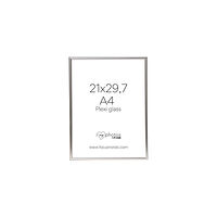 [NORDIC Brands] Ram A4 aluminium/plexiglas vit