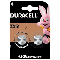 Duracell Duracell batteri - 2 x CR2016 - Li