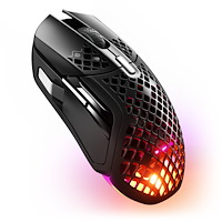 Steelseries Steelseries Aerox 5 Wireless datormöss högerhand RF Wireless + Bluetooth + USB Type-A Optisk 18000 DPI