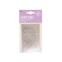 Playbox Stickers stjärnor silver 25mm 108/fp