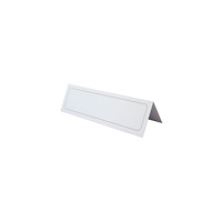 Durable Bordsskylt DURABLE 61x210mm vit 100/fp