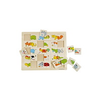 Beleduc Pussel Mixa och Matcha Djur