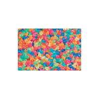 No Brand Pärlmix fjärilar transp. 500g 2600/fp