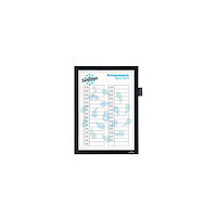 Durable Magnetram självh DURAFRAME note A4 svart
