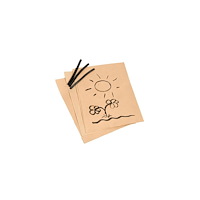 No Brand Kolteckningspapper 25x32 cm 500ark