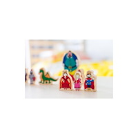 No Brand Sagofigurer i trä 12/fp