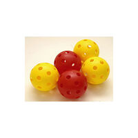 [NORDIC Brands] Innebandyboll gul, röd 5/fp