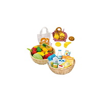 No Brand Matvaror av trä 43 delar