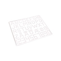 Playbox Pärlplatta ABC/siffror 5/fp